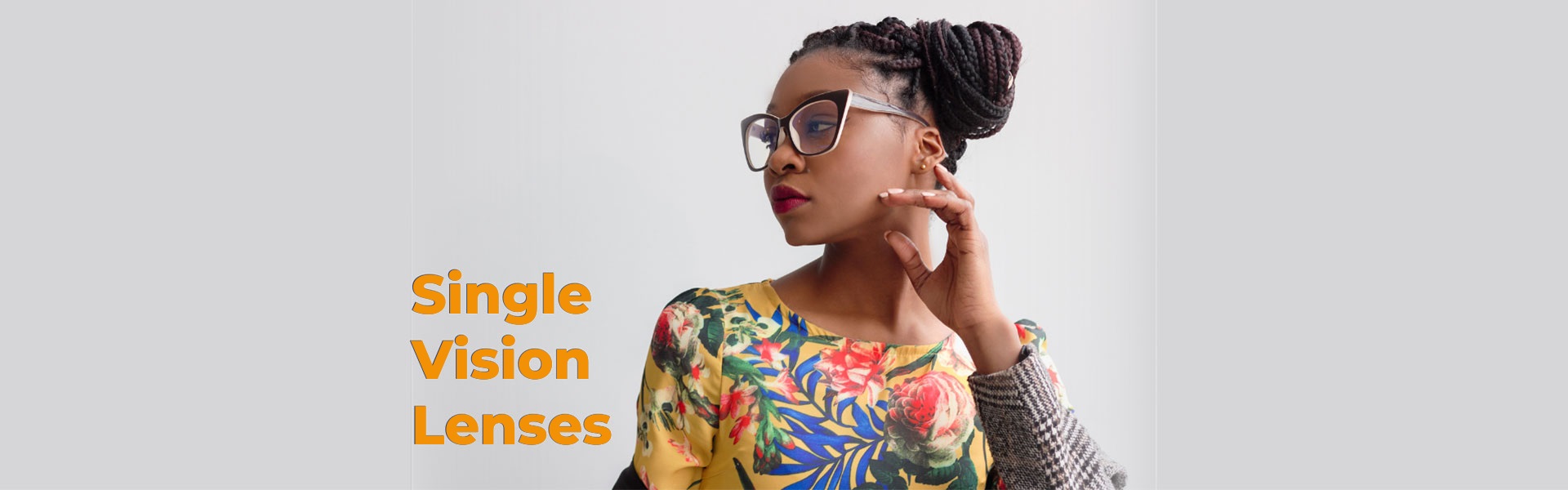 single vision lenses page header